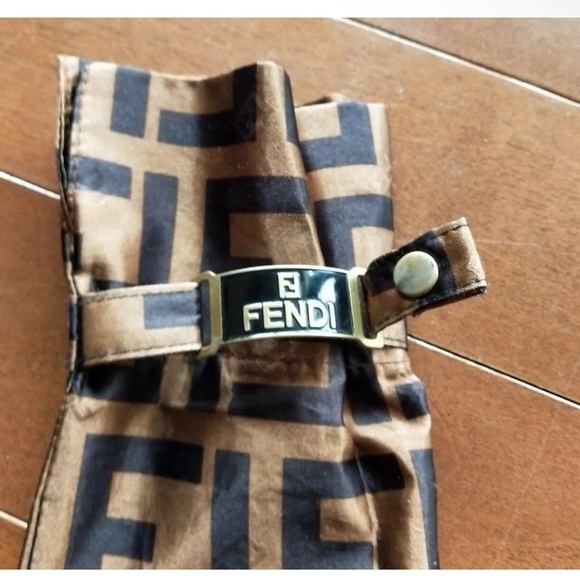 Fendi Brown Monogram Umbrella - Picture 6 of 6